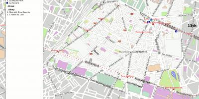 Mapa de 14 de arrondissement