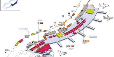 Mapa do CDG terminal de aeroporto 2C
