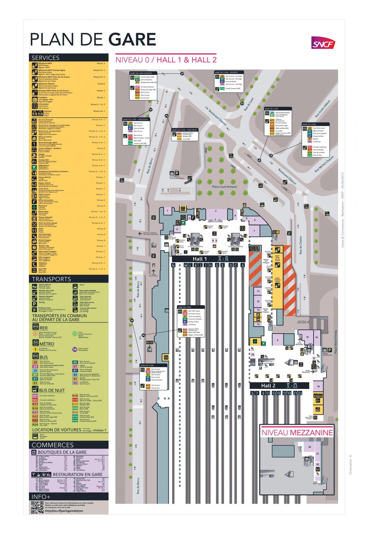 Mapa de París-Gare de Lyon