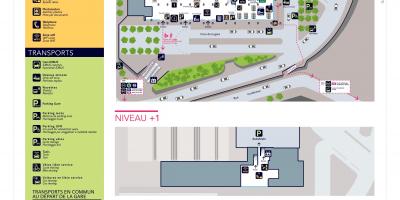 Mapa de Bercy estación