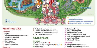 Mapa de Disneyland París