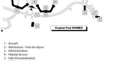Mapa de Galicia Doumer hospital